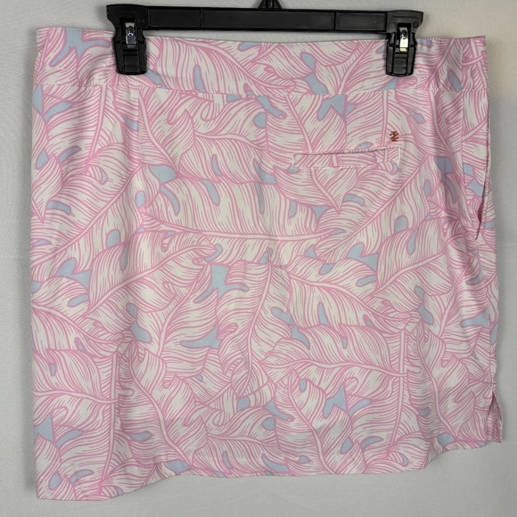 Izod Golf Womens SKORT Skirt w Shorts Sz 10 Zip 3 pocket Athleisure Active Sport - Picture 6 of 13